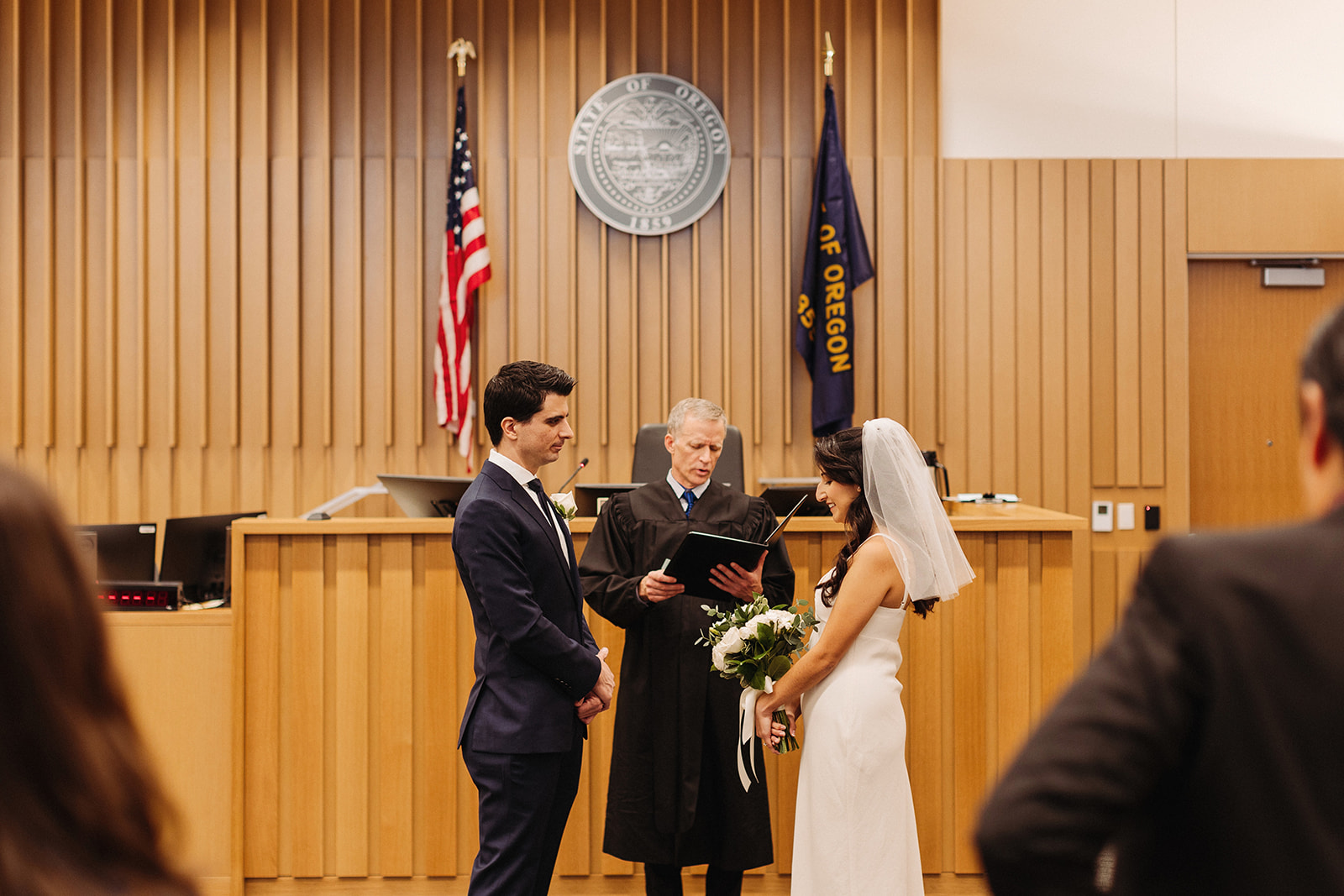 Inside view of the multnomah county courthouse wedding